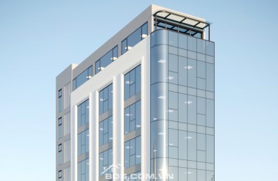 Bán Toà VP 8 Tầng Lô Góc Xây Mới Mặt Phố Hoàng Văn Thái  DT 48.7m2, Mt 4.5m. Giá 32 Tỷ
